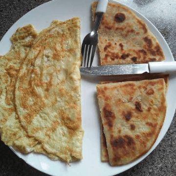 Cheese Omelette Paratha